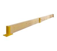 Mottez | Madrier de protection | en bois de sapin | L x l x h 2400 x 75 x 225 mm