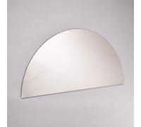 Mottez Plaque de Protection INOX B537FIN Modèle 1/2 Lune 45 x 90cm