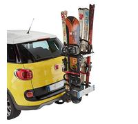 Mottez Porte-skis/Porte-surfs sur attelage Noir, nc
