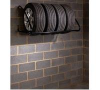 Mottez B055P Rangement Hors Saison de 4 Pneus, Black