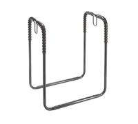 Mottez Support 4 vélos gainé pour Voiture, Boulon en U, Râtelier à vélos, Rack