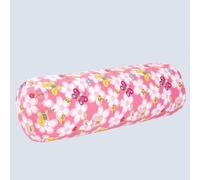 MOTTK Housse de pouf cylindrique de rangement pour animaux en peluche sans remplissage, extra large - Organiseur de support de jouets en peluche - Toile de coton lavable - Joli cadeau pour enfants