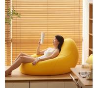 MOTTK Housse de pouf de rangement pour animaux en peluche (sans remplissage), housse de pouf petit/grand en tissu extensible lavable ultra doux, organiseur de support de jouets en peluche (taille L