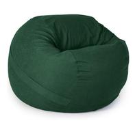 MOTTK Housse de pouf de rangement pour animaux en peluche (sans remplissage) pour enfants et adultes, grande housse de pouf pour organiser les jouets en peluche ou la mousse à mémoire de forme, chaise