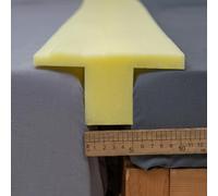 MOTTK Mousse en forme de T de 200 cm pour combler l'espace entre le mur et le matelas, rallonge de lit, mousse haute densité, mousse découpable (200 x 5 cm)