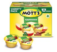Mott's Original & Cinnamon Variety Pack Applesauce, 4 oz cups (Pack of 36) by Mott's