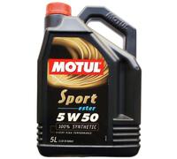 Motul 1 x 5 Litre Sport 5 W50 Huile Ester 100% Entièrement synthétique
