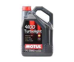 Motul 100357 4100 Turbolight 10W-40 Huile Moteur 5 l