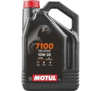 Bidon de 4L d'huile Motule 7100 10W30 MA2 100% synthèse pour moteur 4 temps