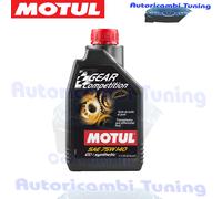 MOTUL 1Lt Huile Boîte F de Vitesses Différentiel Gear Competition 75W140 Lsd 100