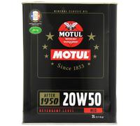 MOTUL 2 Lt Huile de Moteur Voiture Historiques 20W50 Minérale à Partir 1950 Au