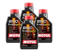 MOTUL 4 L Huile Moteur 5W40 8100 X-CESS GEN2 ACEA A3/B4 - BMW RENAULT MERCEDES