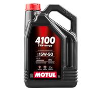 Huile Motul 4100 Power 15W50 - 5L pour moteur 4 Temps