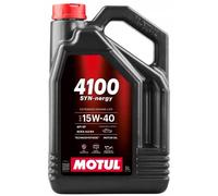 MOTUL Huile moteur 4100 15W-40 Huile ACEA A3/B4 API SP Syn-nergy 5 L