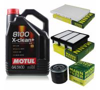 Motul 5 L 5W-30 huile moteur + Mann-Filter pour Hyundai i30 Fd 2.0 Cee D'Jd 1.6