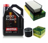 Motul 5 L 5W-30 huile moteur + Mann-Filter pour Kia Âme Am 1.6 CVVT i20 Pb Pbt