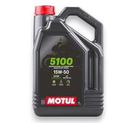 Motul 5100 4Takt 15W-50 Huile 4 Litre 4 Pas Moto Huile Première Api Sp Jaso MA2