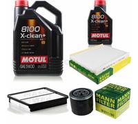 Motul 6 L 5W-30 huile moteur + Mann-Filter pour Hyundai Santa Fé II De CM