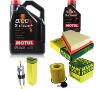 Motul 6L 5W-30 huile moteur + Mann-Filter pour BMW Touring F11 520i X1 E84