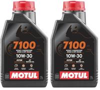 Motul 7100 4T 104089 Huile pour Moto à Moteur 4 Temps 10W-30 1 l (Lot de 2)