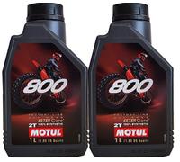 Motul 800 2T FL Tout Terrain 2x 1 Litre Huile Moteur