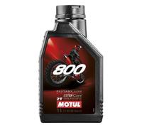 Motul 800 2T Full-Synthetic Tout-Terrain Course Premix 2-Stroke Huile, 1 Litre,