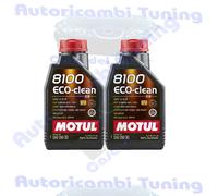 Motul 8100 Eco-Clean 0W30 ACEA C2 Huile Moteur Auto 100% Synthétique 2 Litres