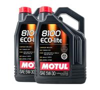 1 Litre MOTUL Huile Moteur 8100 ECO-LITE 5W-30 API SERVICE SP-RC, ILSAC GF-6A
