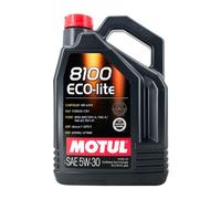 MOTUL 8100 Eco-Lite SAE 5W-30 Huile Moteur FIAT 9.55535-CR1, 5 Litres