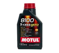 1 litre 8100 X-cess 5W40.