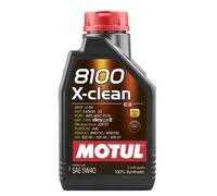 MOTUL 8100 X-CLEAN 5W-40 - BIDON DE 1 LITRE - REF 102786 - LIVRAISON GRATUITE