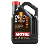 Motul 8100 X-Clean 5W40 5L Huile 8100 X-Clean+ Huile 5W40 5L Noir