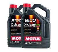MOTUL 8100 X-Clean Catherine SAE 5W-30 Huile Opel OV0401547-G30, 2x5 Litre