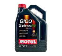Motul Huile moteur 8100 X-Clean Fe 5W-30 MB 229.52 RN17 PSA B71 2290 5 Litre
