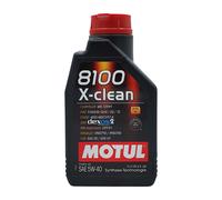 MOTUL 8100 X-Clean SAE 5W-40 Huile MB 229.51, Renault RN0710, 5x1 Litre