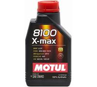 Motul 104531 Huile Moteur 8100 X-Max 0W-40 1 l, Marron