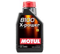 Motul 8100 X-Power 10W60 Huile Moteur 100% Synthétique ACEA A3/B4 API SN 1 L