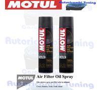 Motul A2 Huile Spray Filtre Filtres À Air Moto Spray D'Huile 2 X 400 Ml