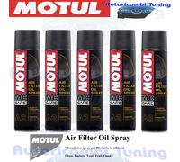 Motul A2 Huile Spray Filtre Filtres À Air Moto Spray D'Huile 5 X 400 Ml