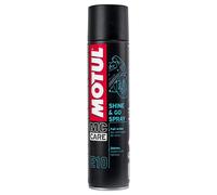 Motul E10 Shine & Go Spray 400ml Spray Brillant Pour Carénage Moto Scooter