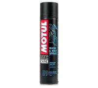 Motul E9 Wash & Wax Spray 400ml Nettoyant À Sec Spray Universel Moto Scooter