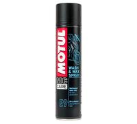 Motul E9 Wash & Wax Spray 400ml Nettoyant Sec Universel Moto Scooter