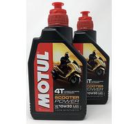 Motul Huile 4 Temps Moto Scooter Power 4T 10 W-30 MB, 2 l (2 x 1 Lt)