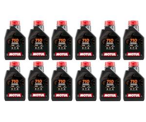 Motul Huile Mélange 710 2T synthétique 12 litres (12 x 1 Lt)