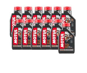 Motul Huile Mélange 710 2T synthétique 12 litres (12 x 1 Lt)