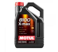 MOTUL - Huile moteur 0W40 (A3/B4, 8100 X-MAX, LL), 5 litres - Réf. 104533