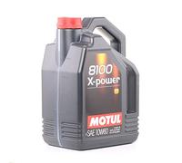 MOTUL Huile moteur 10W-60 Huile synthétique Huile ACEA A3/B3 ACEA A3/B4 API SN API CF API SM X-POWER 5 L