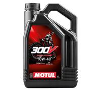 Motul Huile moteur 300V Off Road 10W-40 pour moto cross et enduro 4 L