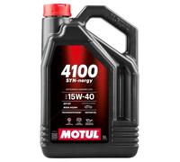 Motul Huile moteur 4100 SYN‑NERGY 15W‑40 ACEA A3/B4 API SP 5 L (113158)