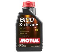 MOTUL - Huile moteur 5W30 (C3, 8100 X-CLEAN+, LL), 1 litre - Réf. 106376